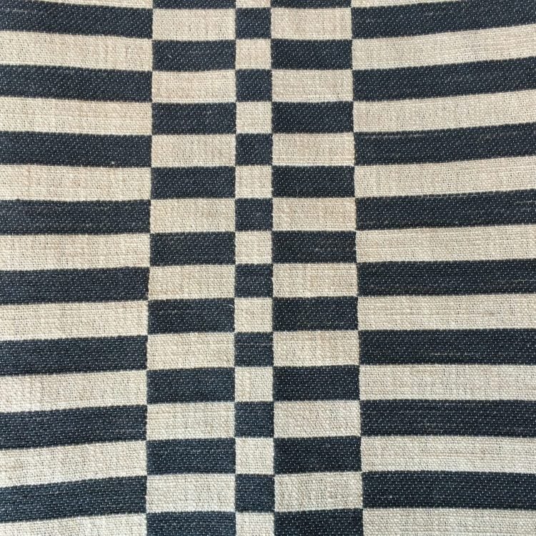 Check Stripe 362 - 02 Navy – Wells Abbott | To The Trade