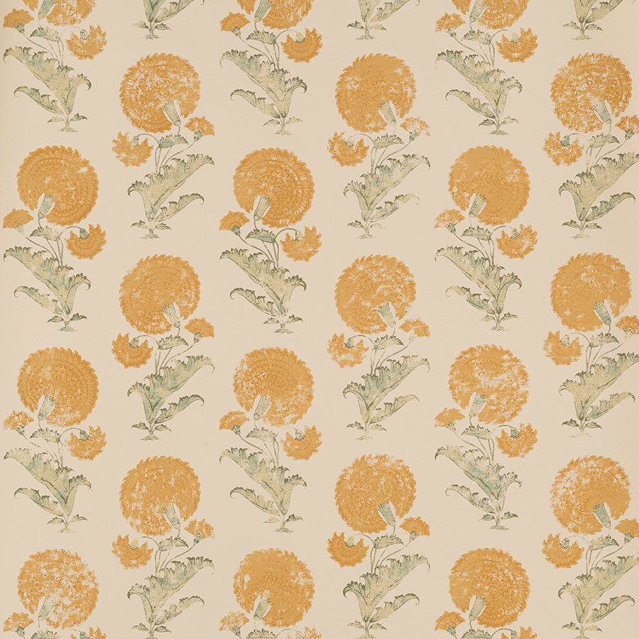 Indian Flower Wallpaper - Saffron