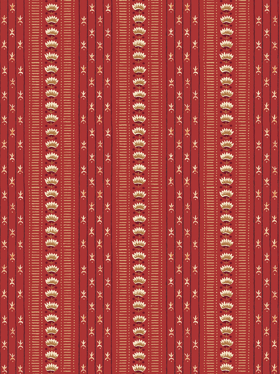 Zephirine Wallpaper - Sienna – Wells Abbott | To The Trade