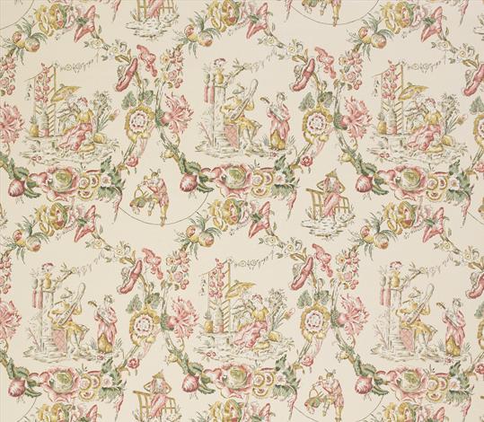 Cathay Toile - LIMITED STOCK - Almond